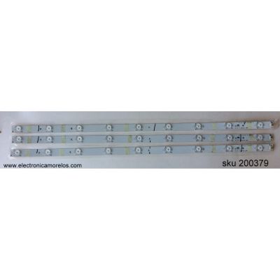 KIT DE LED PARA TV / TPV TPT315B5-DXJSFE REV:S1Q / GJ-315-DLEDII-P3-D309-V / MODELO D320-B1 LTF7PKDQ